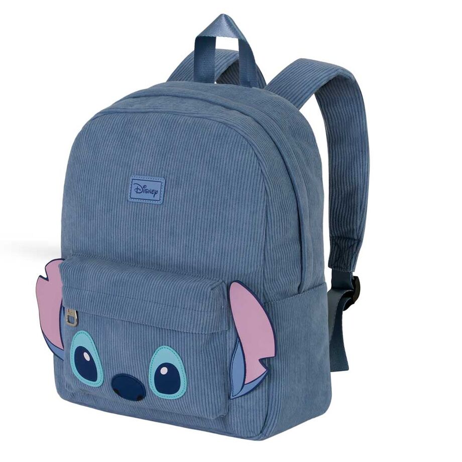 Image du sac à dos Stitch Roy porté par un modèle, illustrant son confort et style