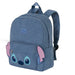 Image du sac à dos Stitch Roy porté par un modèle, illustrant son confort et style