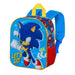 Vue latérale du sac à dos Sonic avec poche en mesh pour gourde ou accessoires