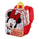 Dos du sac à dos avec étiquette d'identification et rembourrage confortable