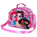 Sac à déjeuner Disney Princess Flowers 3D avec design en relief coloré et motifs floraux visibles sur le devant.