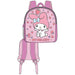 Sac à dos Hello Kitty My Melody 3D de 30 cm avec design coloré et détails en relief, parfait pour enfants.