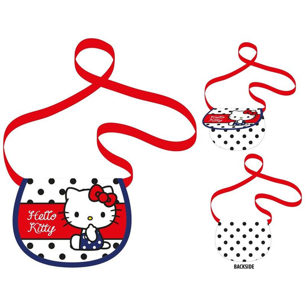 Sac à bandoulière Hello Kitty SANRIO avec fermeture magnétique, design kawaii et compact.