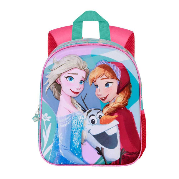 Détail de la poche latérale en filet sur le sac à dos enfant Frozen 2 KARACTERMANIA