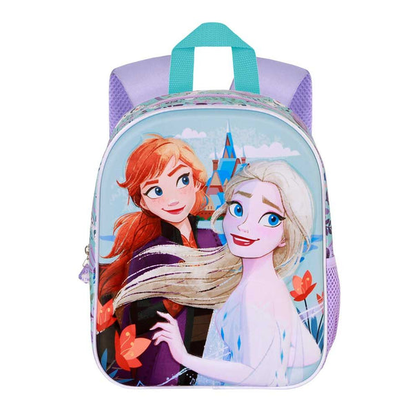 Sac à dos enfant Disney Frozen 2 avec design 3D embossé et couleurs vives de la collection Spring KARACTERMANIA
