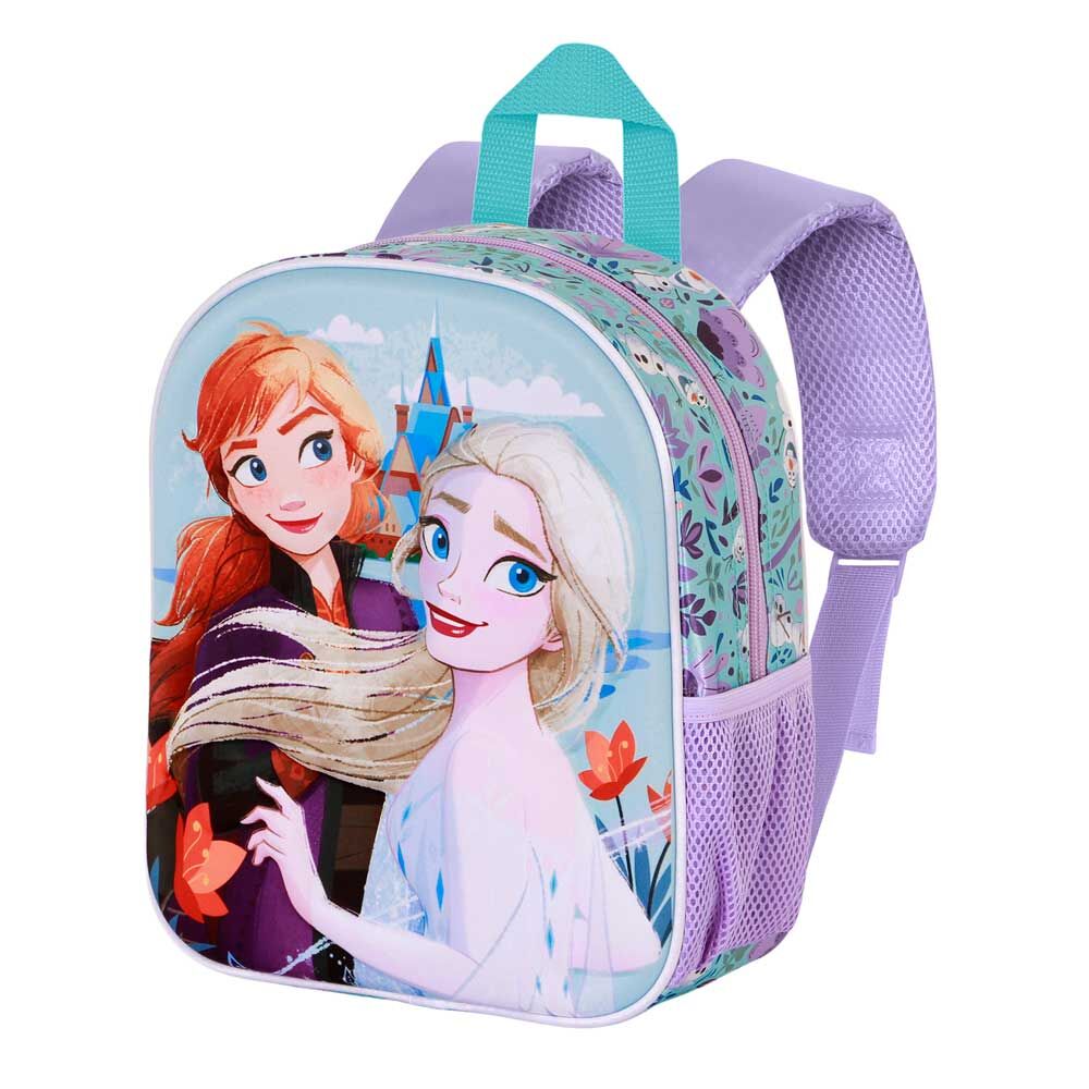 Dos du sac à dos enfant avec bretelles rembourrées et étiquette d'identification pour une utilisation sécurisée