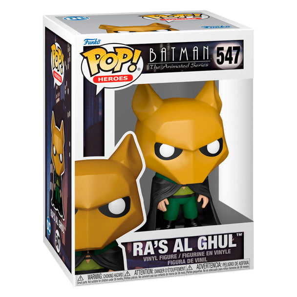 Figurine Funko POP Ra's al Ghul de Batman The Animated Series en vinyle de 9 cm dans sa boîte cadeau