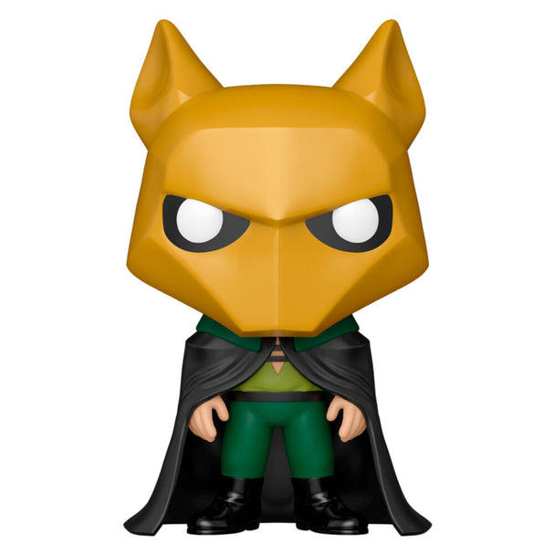 Vue rapprochée de la figurine Funko POP Ra's al Ghul avec détails précis du costume et visage