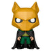 Vue rapprochée de la figurine Funko POP Ra's al Ghul avec détails précis du costume et visage