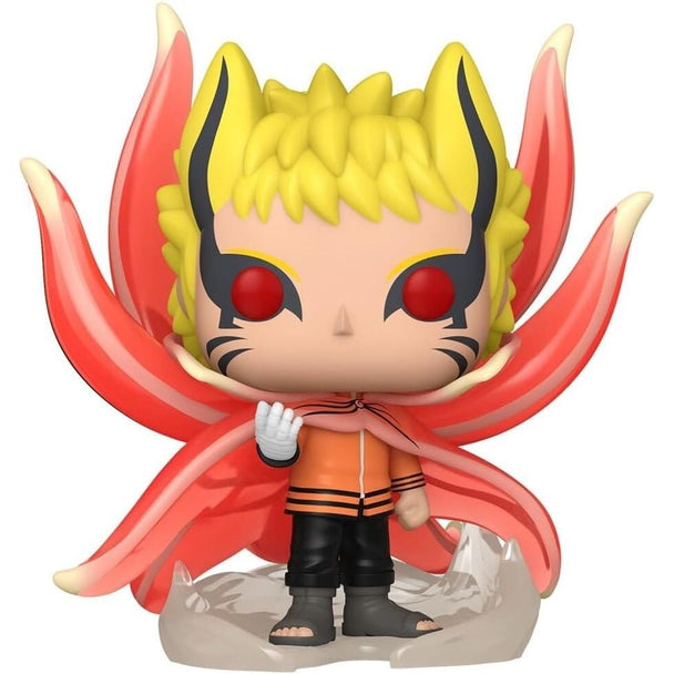 Figurine Funko POP Super Boruto Naruto exclusive de 15 cm dans sa boîte cadeau officielle, vue de face
