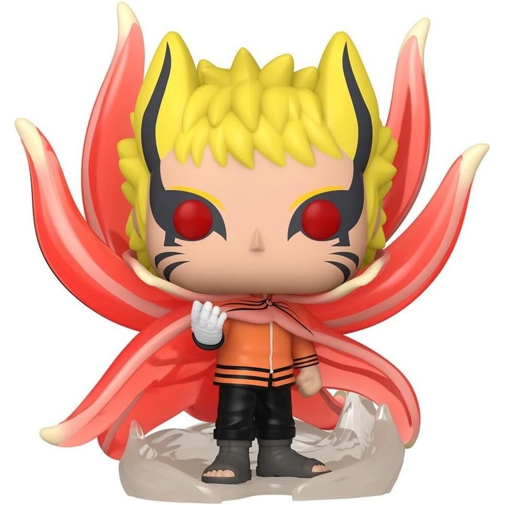 Figurine Funko POP Super Boruto Naruto exclusive de 15 cm dans sa boîte cadeau officielle, vue de face