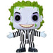 Vue latérale de la figurine Beetlejuice Funko POP montrant son design unique en vinyle