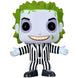 Vue latérale de la figurine Beetlejuice Funko POP montrant son design unique en vinyle