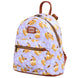 Sac à dos Loungefly Pokémon Eevee vu de face avec le personnage Eevee en relief