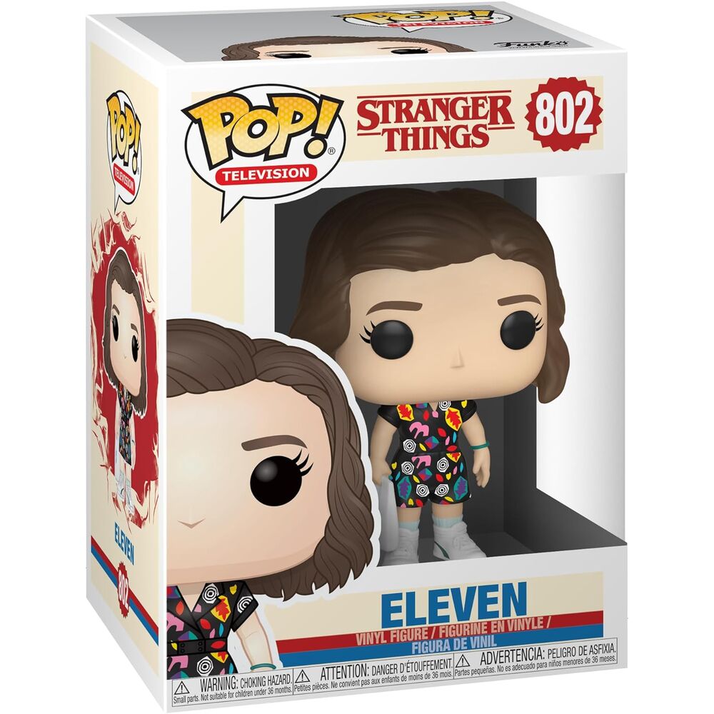 Packaging original de la figurine Funko POP Eleven Mall Outfit Stranger Things 3 avec logo et fenêtre transparente