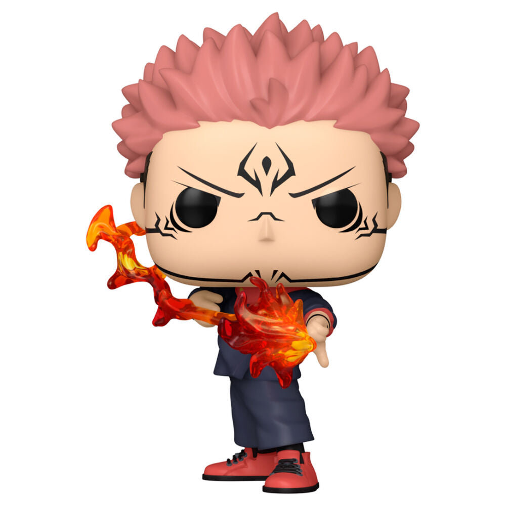 Figurine Funko POP Ryomen Sukuna de Jujutsu Kaisen Shibuya Incident en vinyle de 9 cm dans sa boîte cadeau