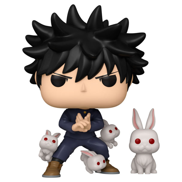 Boîte cadeau de la figurine Funko POP Megumi Fushiguro édition Shibuya Incident avec design coloré et logo officiel