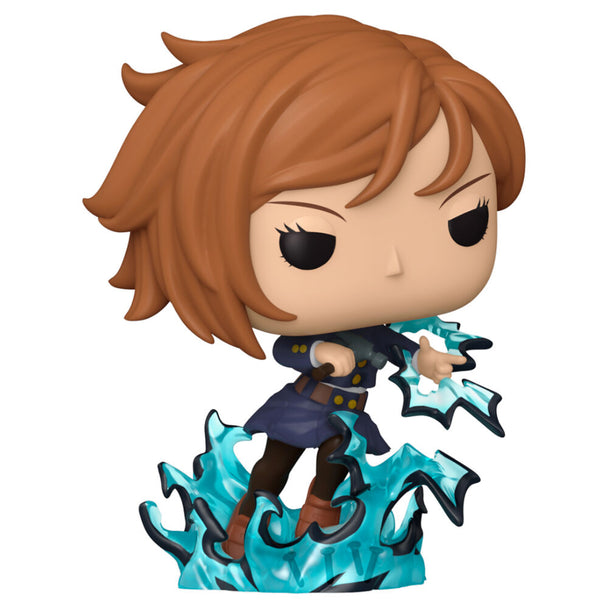 Détail de la figurine Funko POP Nobara Kugisaki en vinyle de 9 cm avec ses couleurs vives et son design soigné.