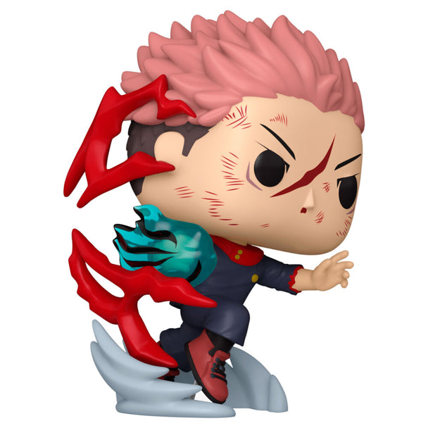 Figurine Funko POP Yuji Itadori édition Shibuya Incident, détail des couleurs et design fidèle au personnage