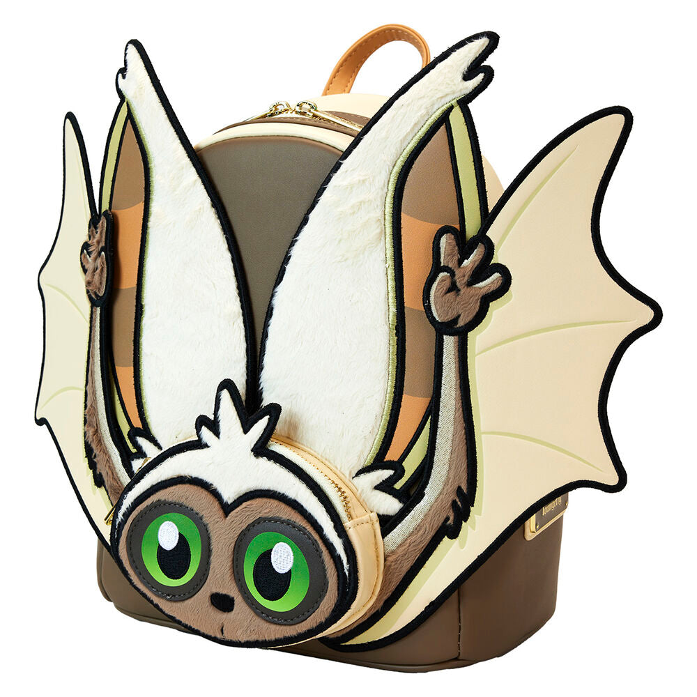 Poignée supérieure solide et détails en métal doré du sac à dos Avatar The Last Airbender Loungefly