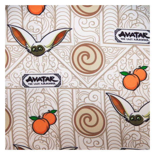 Profil latéral du sac à dos Avatar The Last Airbender Loungefly montrant sa structure compacte et robuste