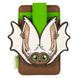 Porte-cartes Loungefly Avatar The Last Airbender en cuir vegan avec détails dorés, vue de face