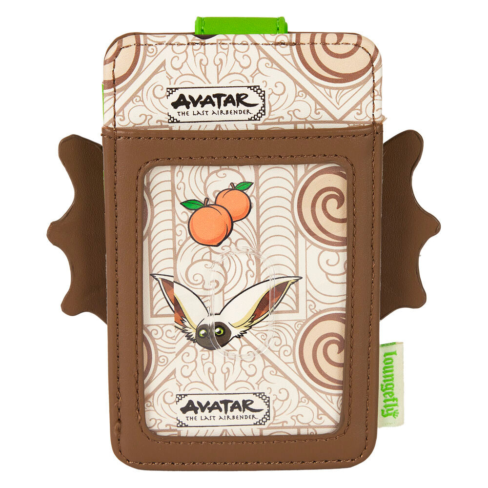 Détail des appliqués et impressions sur le porte-cartes Avatar The Last Airbender Loungefly