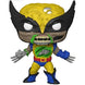 Vue latérale de la figurine POP Marvel Zombies Wolverine Zombie, montrant les textures et finitions soignées.