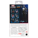 Vue latérale droite de la figurine Spider-Man 2 Peter Parker en costume noir de 15cm