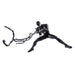 Figurine Spider-Man 2 Peter Parker en costume noir tenant ses accessoires inclus