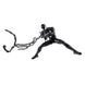 Figurine Spider-Man 2 Peter Parker en costume noir tenant ses accessoires inclus