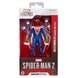 Figurine Marvel Legends Spider-Man 2 Miles Morales en costume Upgraded Suit de face, 15 cm