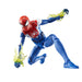 Photo de la figurine Marvel Legends Miles Morales avec bras articulés en action