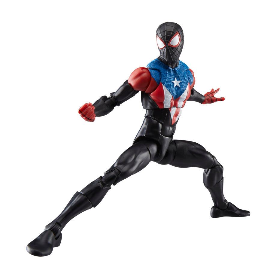 Figurine Marvel Legends en pose dynamique avec accessoires inclus