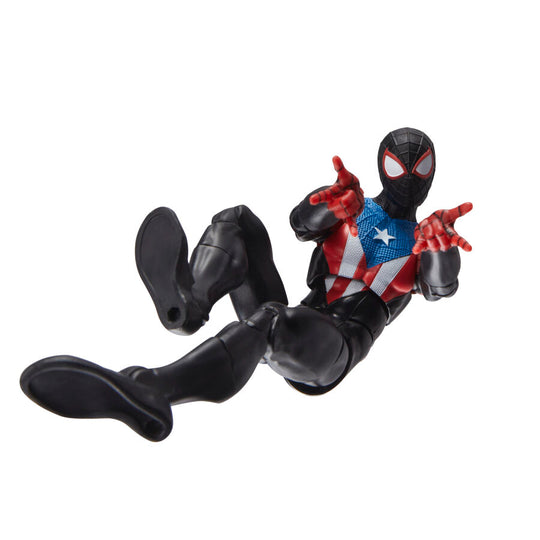 Présentation des articulations flexibles de la figurine Spider-Man 2 Miles Morales