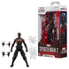 Figurine Spider-Man 2 Miles Morales en pose dynamique sur fond blanc