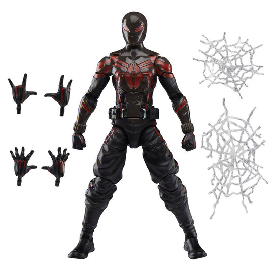 Détail de la tête et du masque de la figurine Spider-Man 2 Miles Morales 15cm HASBRO