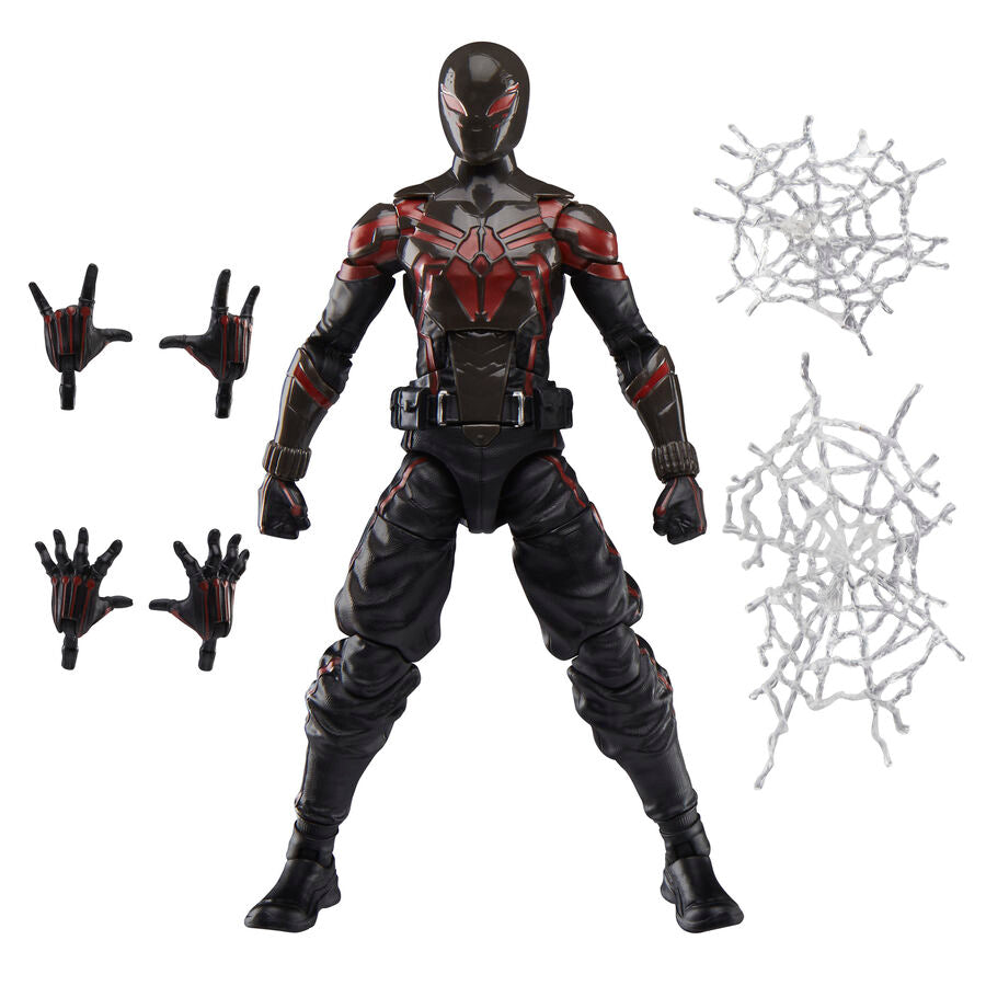 Détail de la tête et du masque de la figurine Spider-Man 2 Miles Morales 15cm HASBRO