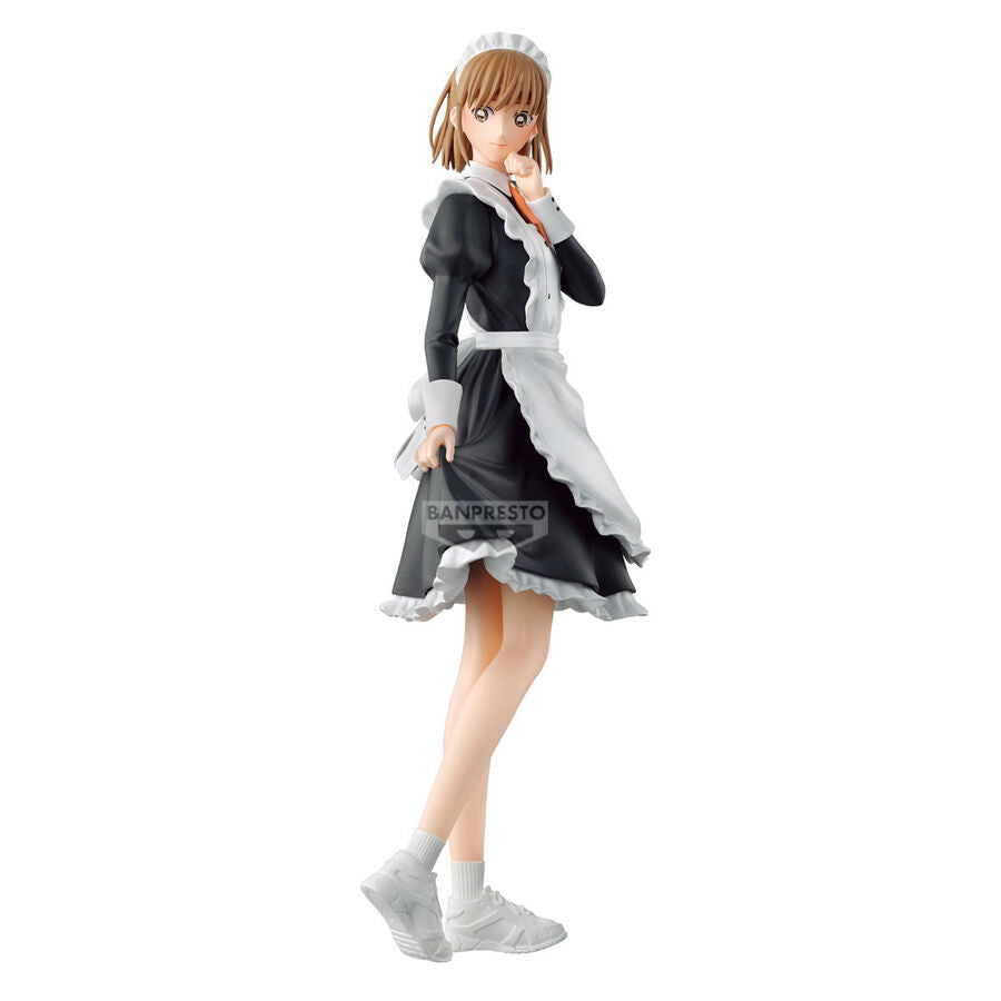Zoom sur le visage expressif de la figurine Chinatsu Kano avec finition soignée et peinture détaillée