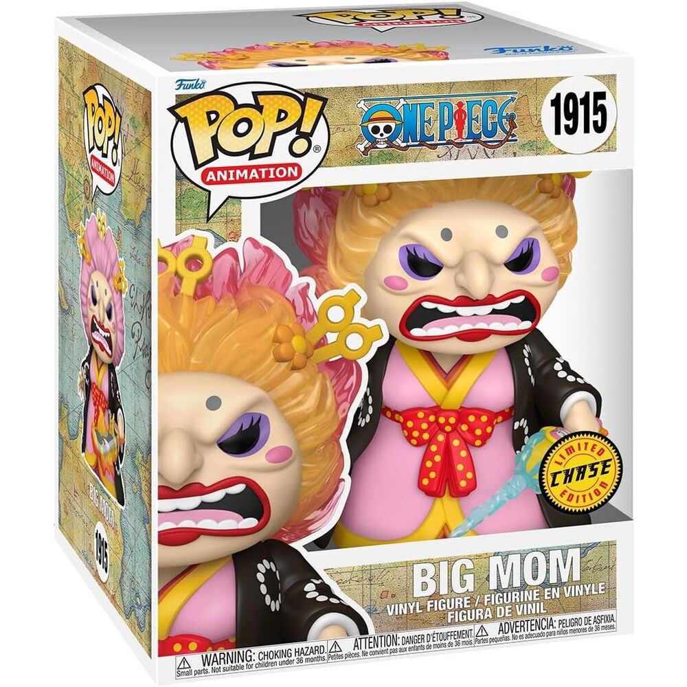 Set complet des 5 figurines Big Mom Super One Piece exposées côte à côte