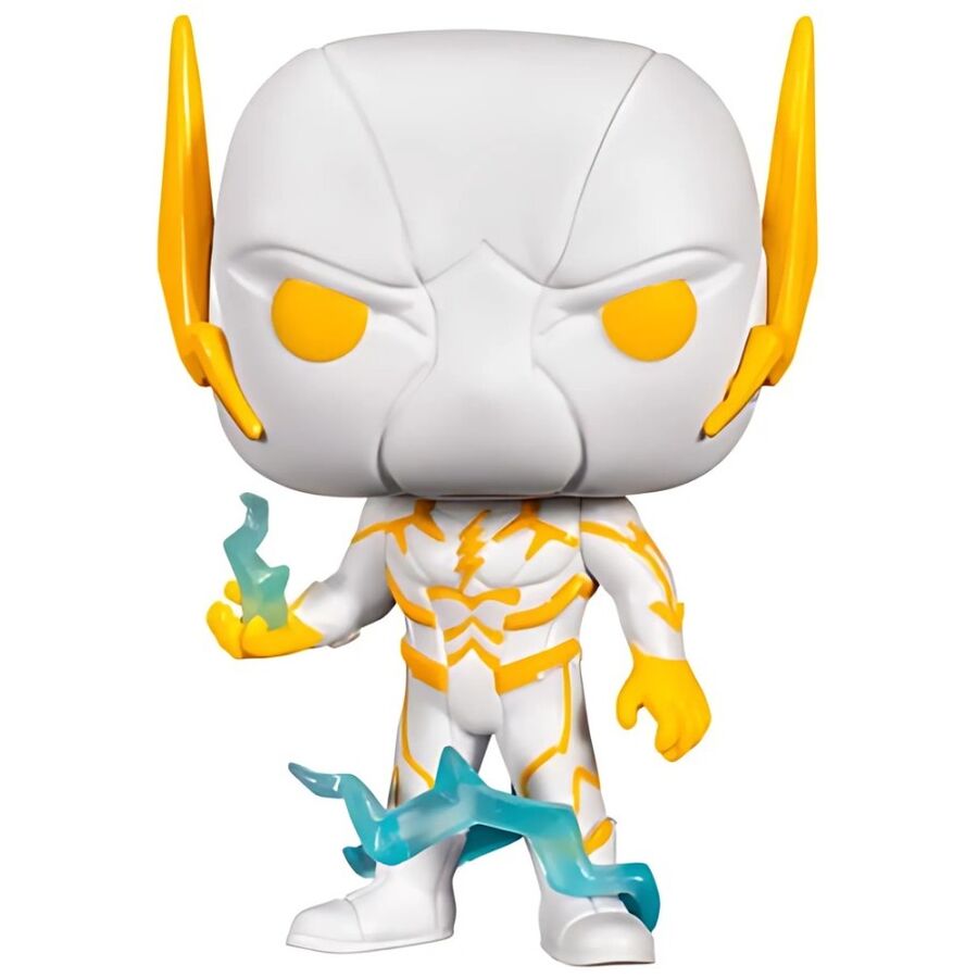 Packaging collector de la figurine Funko POP The Flash Godspeed avec logo DC Comics et fenêtre transparente
