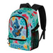 Détail des bretelles rembourrées et ajustables du sac à dos Disney Stitch pour un confort optimal