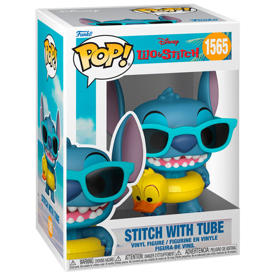 Figurine Funko POP Stitch avec tuber de 9 cm en vinyl dans sa boîte cadeau Disney Lilo & Stitch