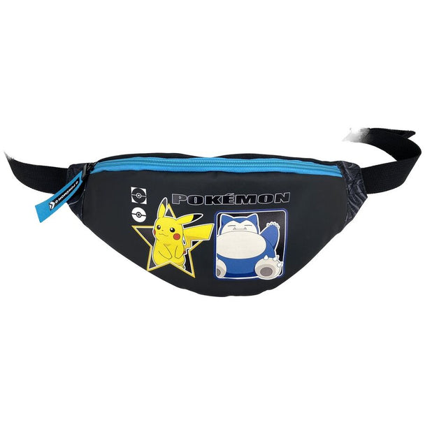 Ceinture banane Pokémon Geo Belt de CYP BRANDS avec grand compartiment central, dimensions 28x11x15 cm.