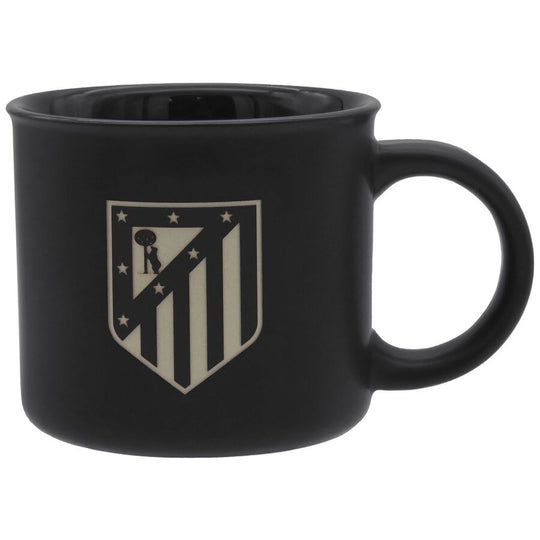 Mug en céramique 430ml avec logo Atlético de Madrid, compatible micro-ondes et lave-vaisselle, design officiel CYP BRANDS.