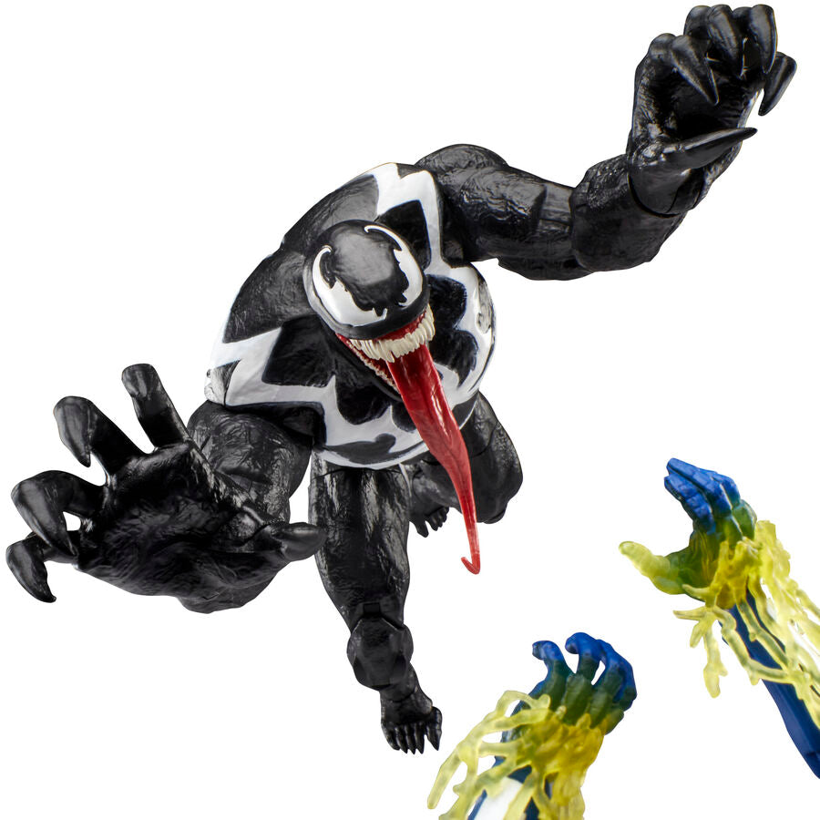 Vue latérale gauche de la figurine Venom Marvel Legends 26 cm