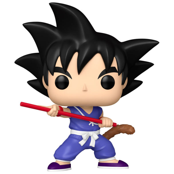 Figurine Funko POP Dragon Ball Goku en vinyle de 9cm dans sa boîte cadeau officielle, vue de face