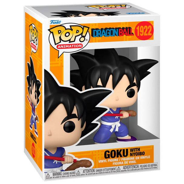 Détail de la figurine Funko POP Dragon Ball Goku montrant les couleurs vives et le design fidèle au personnage