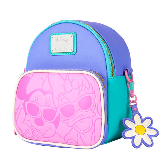 Dos du sac à dos Loungefly Disney Daisy & Minnie avec bretelles ajustables