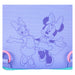 Détail des coutures et finitions du sac à dos Loungefly Disney Daisy & Minnie